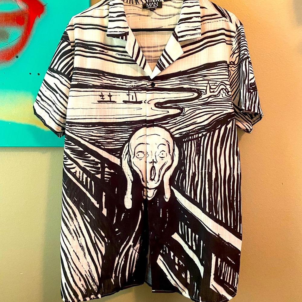 “The scream” dress shirt